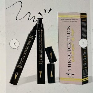 NEW  The Qwick Flick Perfect Wings Eyeliner Stamp & Felt Tip Eyeliner Pen 10mm
